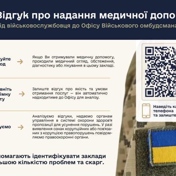 Відгук про надання медичної допомоги